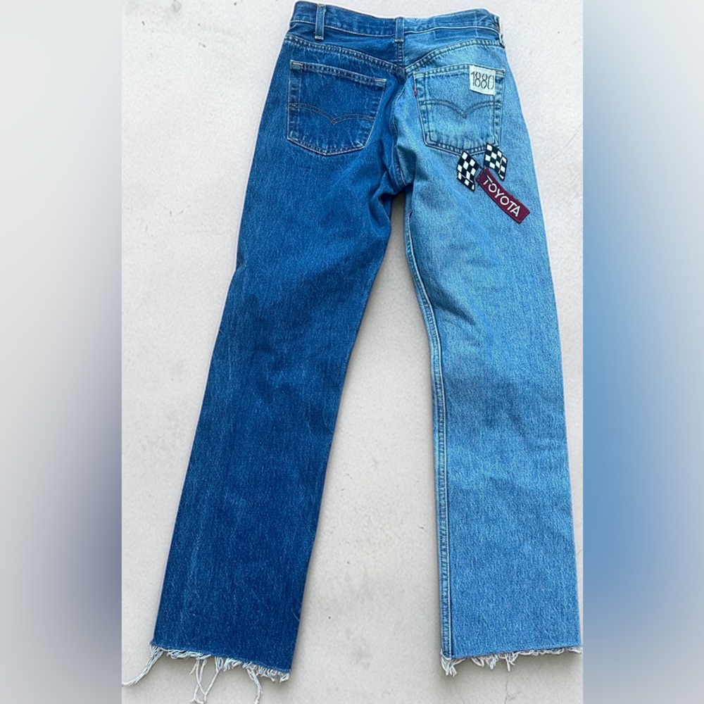 Riley Patchwork Jeans - image 4